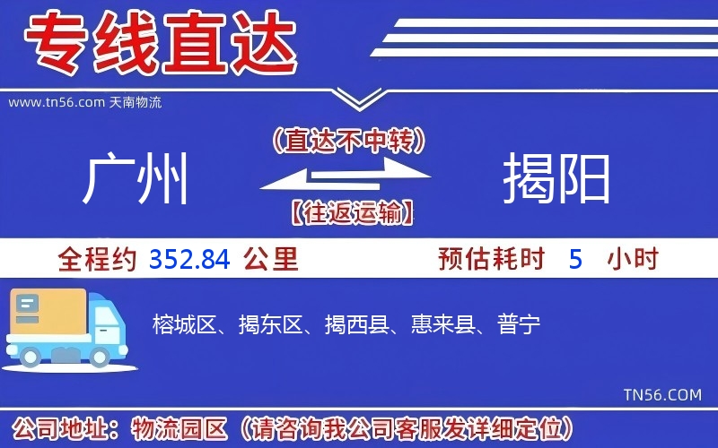 廣州到揭陽物流公司 廣州到揭陽物流公司