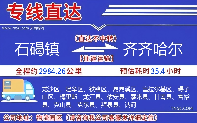 石碣鎮(zhèn)到齊齊哈爾物流公司 石碣鎮(zhèn)到齊齊哈爾物流公司