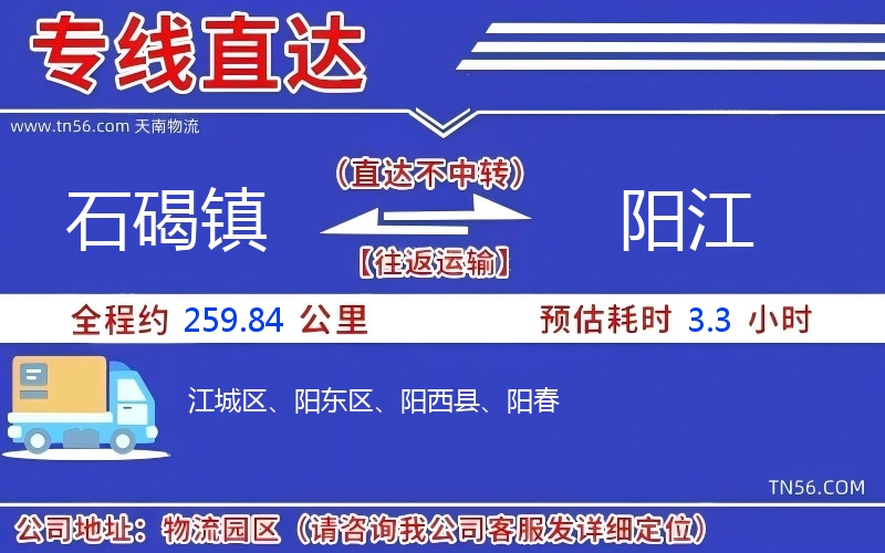 石碣鎮(zhèn)到陽江物流公司 石碣鎮(zhèn)到陽江物流公司