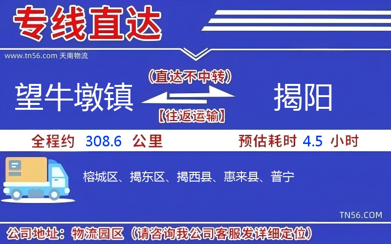 望牛墩鎮(zhèn)到揭陽物流公司