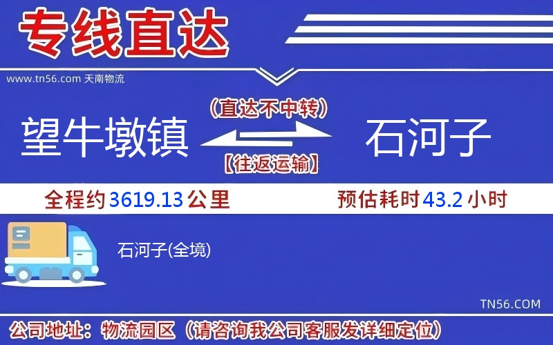 望牛墩鎮到石河子物流公司 望牛墩鎮到石河子物流公司